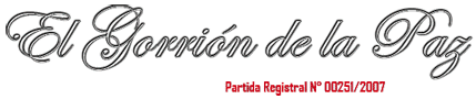 El Gorrión de la Paz